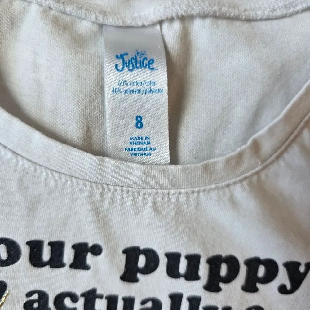 Justice Puppycorn T-shirt